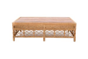 Photograph of Galley Bay Natural Rattan Coffee Table Small