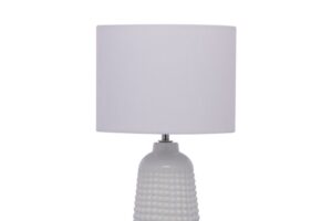 Photograph of Textured Ceramic  Table Lamp
