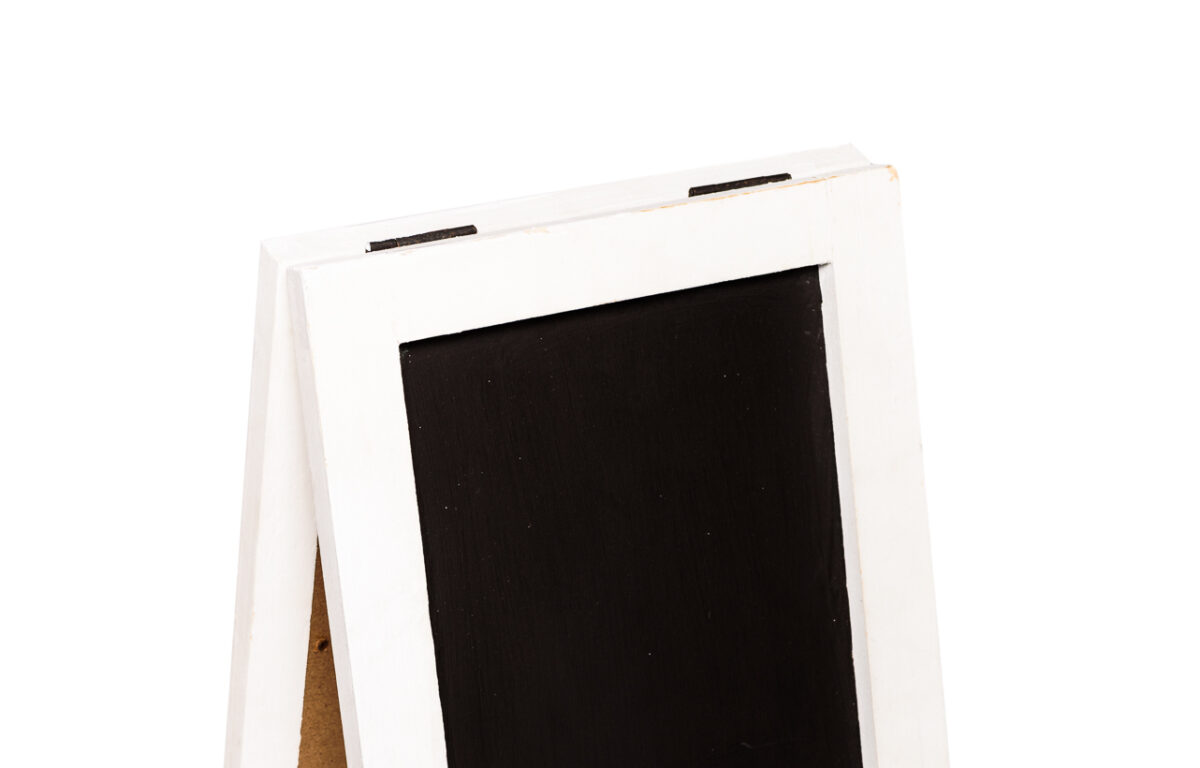 White_Mini_Chalkboard_A-frame_-_22cmW_x_38cmH