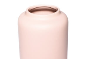 Photograph of Blush Pink Ceramic Vase &#8211; 16cmH x 7.5cmW