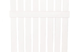 Photograph of White Picket Fencing Panel Tall