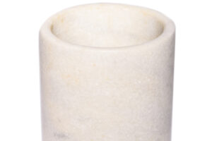 Photograph of Marble Cylinder Pot &#8211; 12cmW x 12cmH