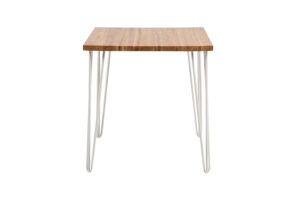 Photograph of Hairpin Cafe Table &#8211; Light Wood &#8211; 70cmSQ x 75cmH