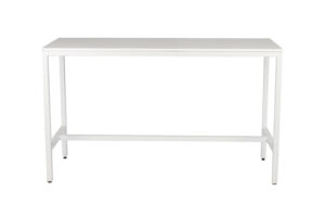 Photograph of Bench Cocktail Table with White Top