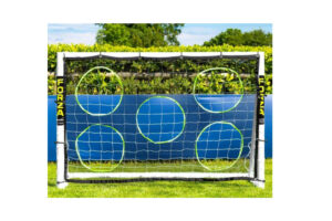 Photograph of Soccer Goal Post and Target Sheet