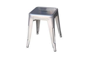 Photograph of Tolix Stool Low Silver