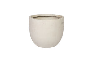Photograph of Medium Ceramic White Pot &#8211; 40cmD