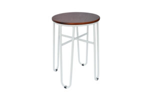 Photograph of Hairpin Stool White &#8211; 45cmH