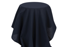 Photograph of Navy Blue Table Cloth