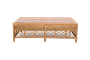 Photograph of Galley Bay Natural Rattan Coffee Table Large  1.39mL x 88cmD x 42cmW