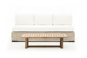 Photograph of Hamptons 4 Seater Lounge without arms &#8211; 1.98mL × 1mD × 70cmH