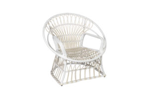 Photograph of White Rattan Garden Chair