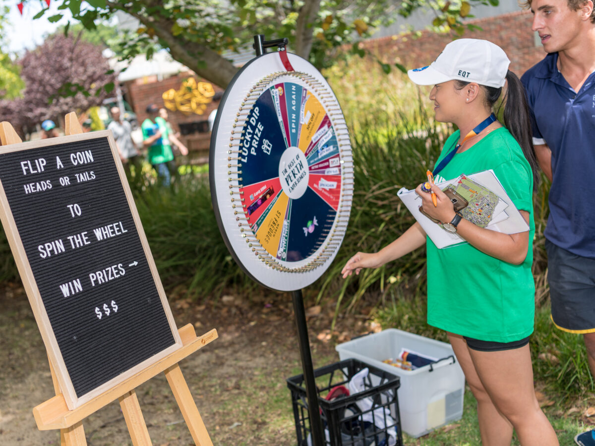 Activities and Giveaways Coordination at Curtin O-Week Festival