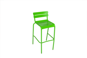 Photograph of Green High Bar Chair- 43cmL x 51cmW x 105cmH
