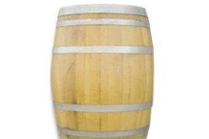 Photograph of Polished Wine Barrel (full) &#8211; 1mH x 75cmD
