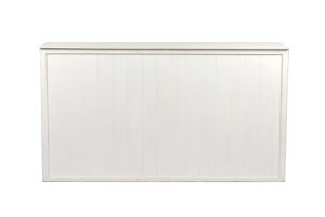 Photograph of White Timber Slatted Bar