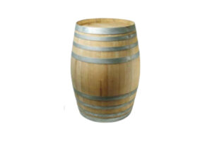 Photograph of Restored Wooden Wine Barrel