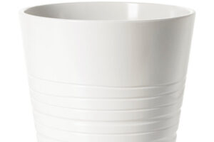 Photograph of White Ceramic Pot &#8211; 15cmH x 15cmW